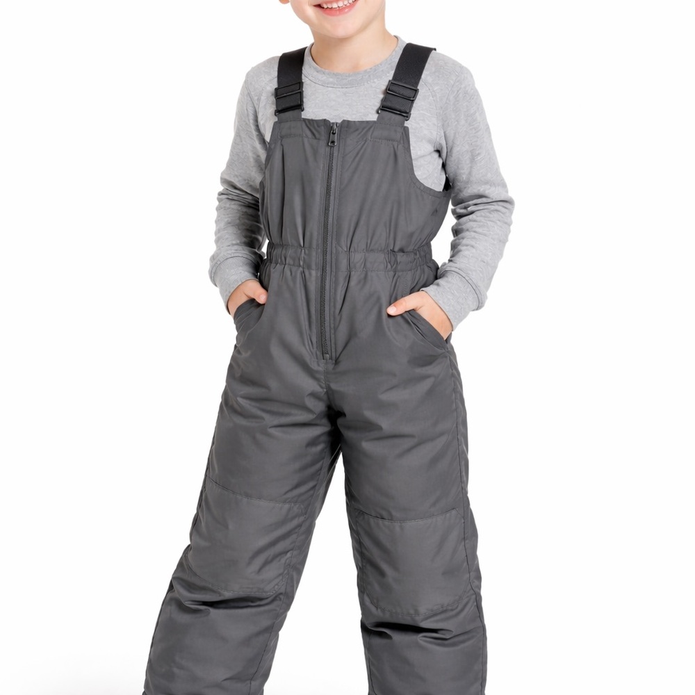 Athletic Works Boys Snow Bib Pants – Size S – Black – Used